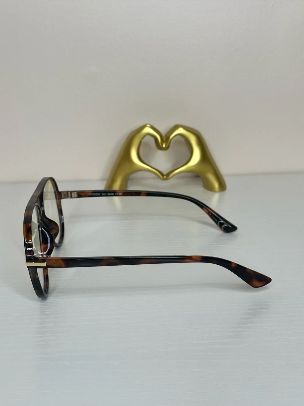 NEW House of Harlow Blue Light Aviator Glasses Tortoise +0.00